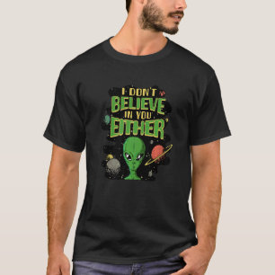 T-shirt Alien Pour Hommes Tête Vert Ufo Zone 51 Espace 4