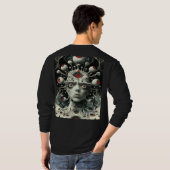 T-SHIRT ALIEN REGARDER LA TERRE, RETOUR CONCEPTION IMPRIMÉ (Dos entier)