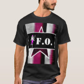 T-Shirt Alien Rose Furieux [ SKULLien ] (Devant)