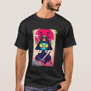 T-shirt Alien Samurai tenue japonaise Sci-Fi U
