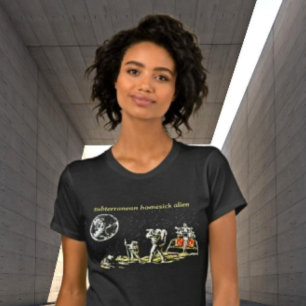 T-shirt Alien souterrain en mal de maison - Radiohead