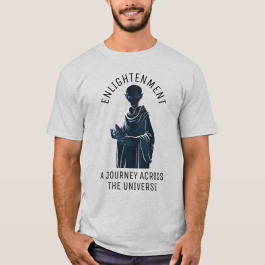 T-shirt Alien spirituel Moine (Devant)