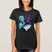 T-shirt Alien Studying Solving Math Science Physics Equati (Devant)