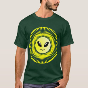 T-shirt Alien Sun - Customisé