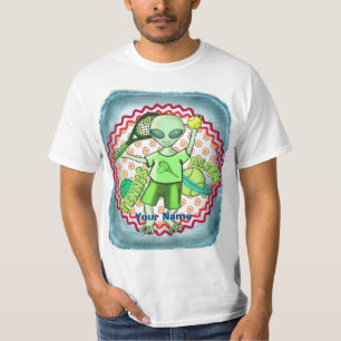 T-shirt Alien Tennis