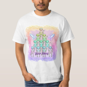 T-shirt Alien Triangle Rose