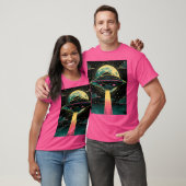 T-shirt Alien Ufo (Unisexe)