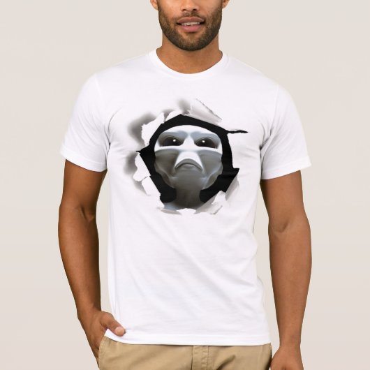 T-shirt Alien UFO (Devant)