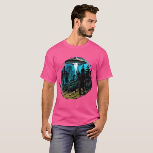 T-shirt Alien Ufo (Devant entier)
