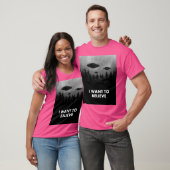 T-shirt Alien Ufo (Unisexe)