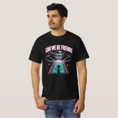 T-shirt Alien UFO amusant amis (Devant entier)