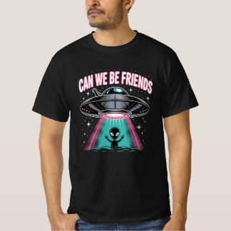 T-shirt Alien UFO amusant amis