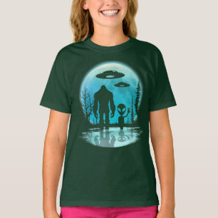 T-shirt Alien UFO Bigfoot