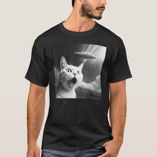 T-shirt Alien UFO  Cat 1 (Devant)