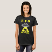 T-shirt Alien Ufo Cow Enduction Espace Alien (Devant entier)