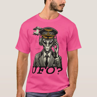 T-shirt Alien Ufo Pilot