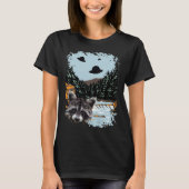 T-shirt Alien UFO Raccoon Lovers Extraterrestrial Encounte (Devant)