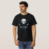 T-shirt Alien UFO Sci Fi Outsider (Devant entier)