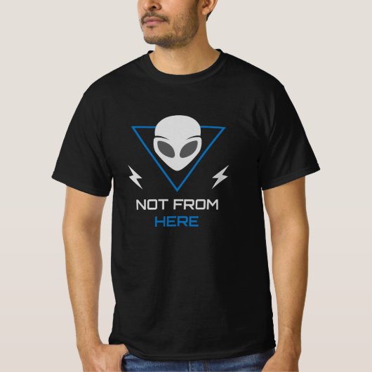 T-shirt Alien UFO Sci Fi Outsider (Devant)