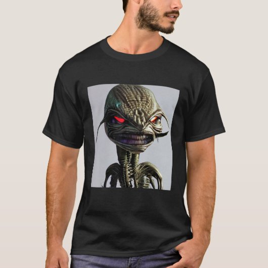 T-shirt Alien UFO UAP 51 area grey out of this world creat (Devant)