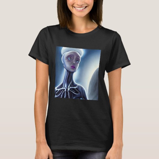 T-shirt Alien UFO UAP 51 area grey out of this world creat (Devant)