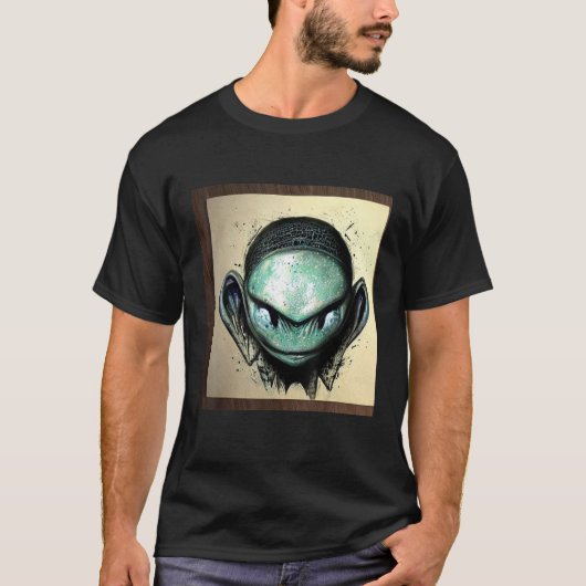 T-shirt Alien UFO UAP 51 area grey out of this world creat (Devant)