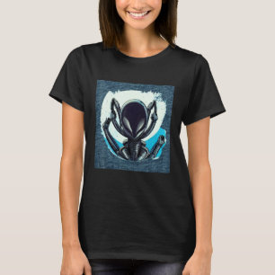T-shirt Alien UFO UAP 51 zone grise de ce monde créer