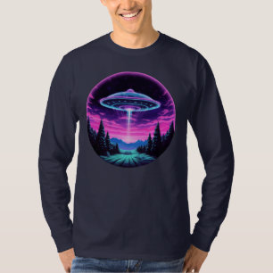 T-shirt Alien vaisseau spatial rétro futuriste