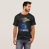 T-shirt Alien vaisseau spatial UFO 1 (Devant entier)