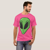 T-shirt Alien vert (Devant entier)