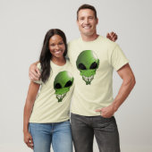 T-shirt Alien vert (Unisexe)