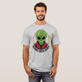 T-shirt Alien Vert (Devant entier)