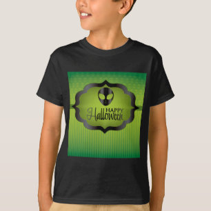 T-shirt Alien vert d'Halloween