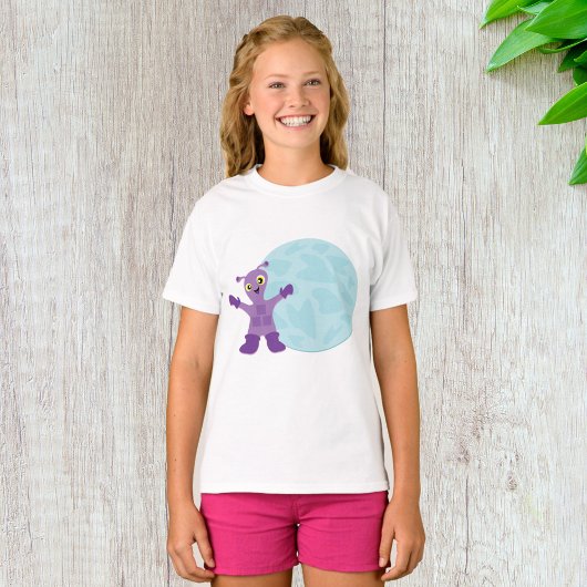 T-shirt Alien Violet