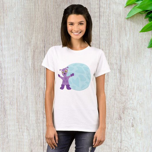 T-shirt Alien Violet