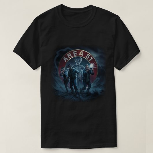 T-shirt Alien - Zone 51 (Design devant)