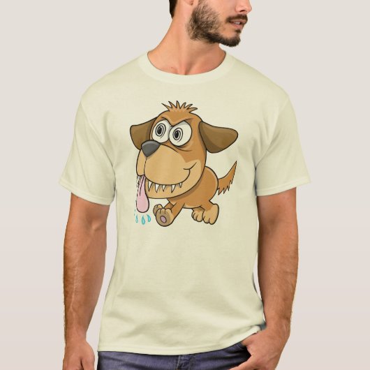 T-shirt aliéné fou de chiot (Devant)