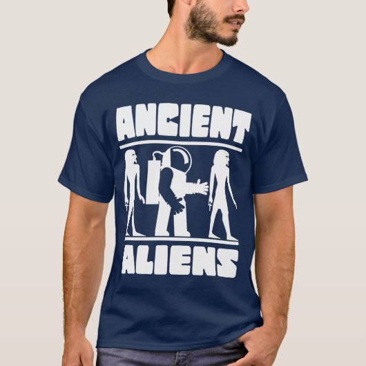 T-shirt aliens antiques (Devant)