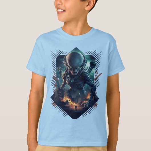 T-shirt aliens avancés (Devant)