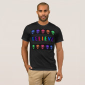 T-shirt ALIENS CROIENT - Chemise multicolore (Devant entier)