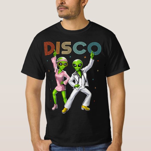 T-shirt Aliens de disco (Devant)