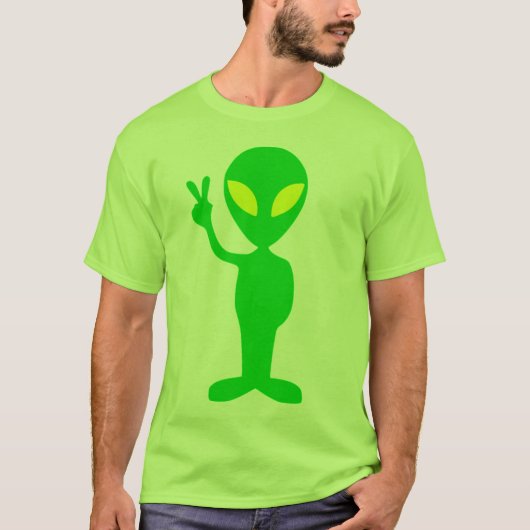 T-shirt Aliens de la paix (Devant)