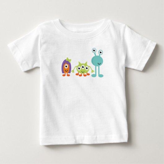 T-shirt Aliens de l'espace (Devant)