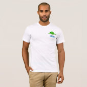 T-shirt Aliens de l'espace extra-atmosphérique verts migno (Devant entier)
