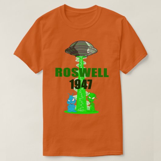 T-shirt Aliens de Roswell (Design devant)