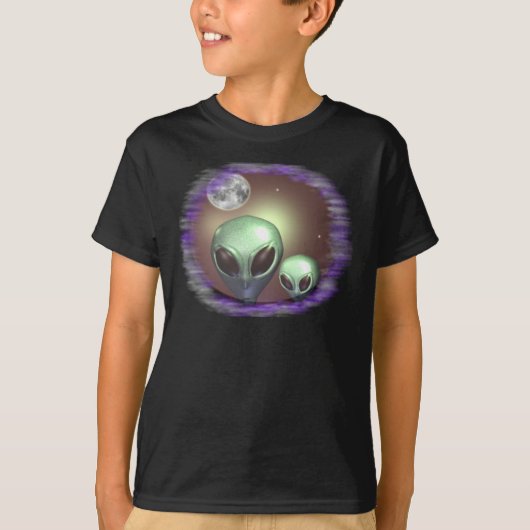 T-shirt Aliens gris (Devant)