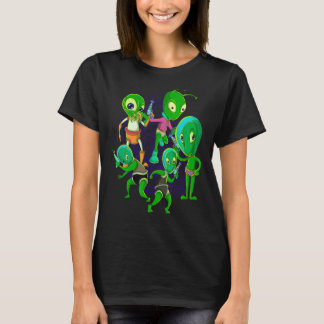 T-shirt Aliens mignons Extraterrestrial Science Fiction Al