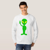 T-shirt Aliens pour la paix (Devant entier)