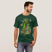 T-shirt Aliens psychédéliquesrip amis (Devant entier)