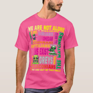 T-shirt Aliens Ufo Conspiration Extraterrestre Je Veux B